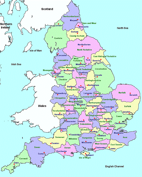 Counties of England