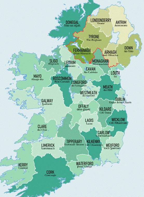 Counties of Ireland